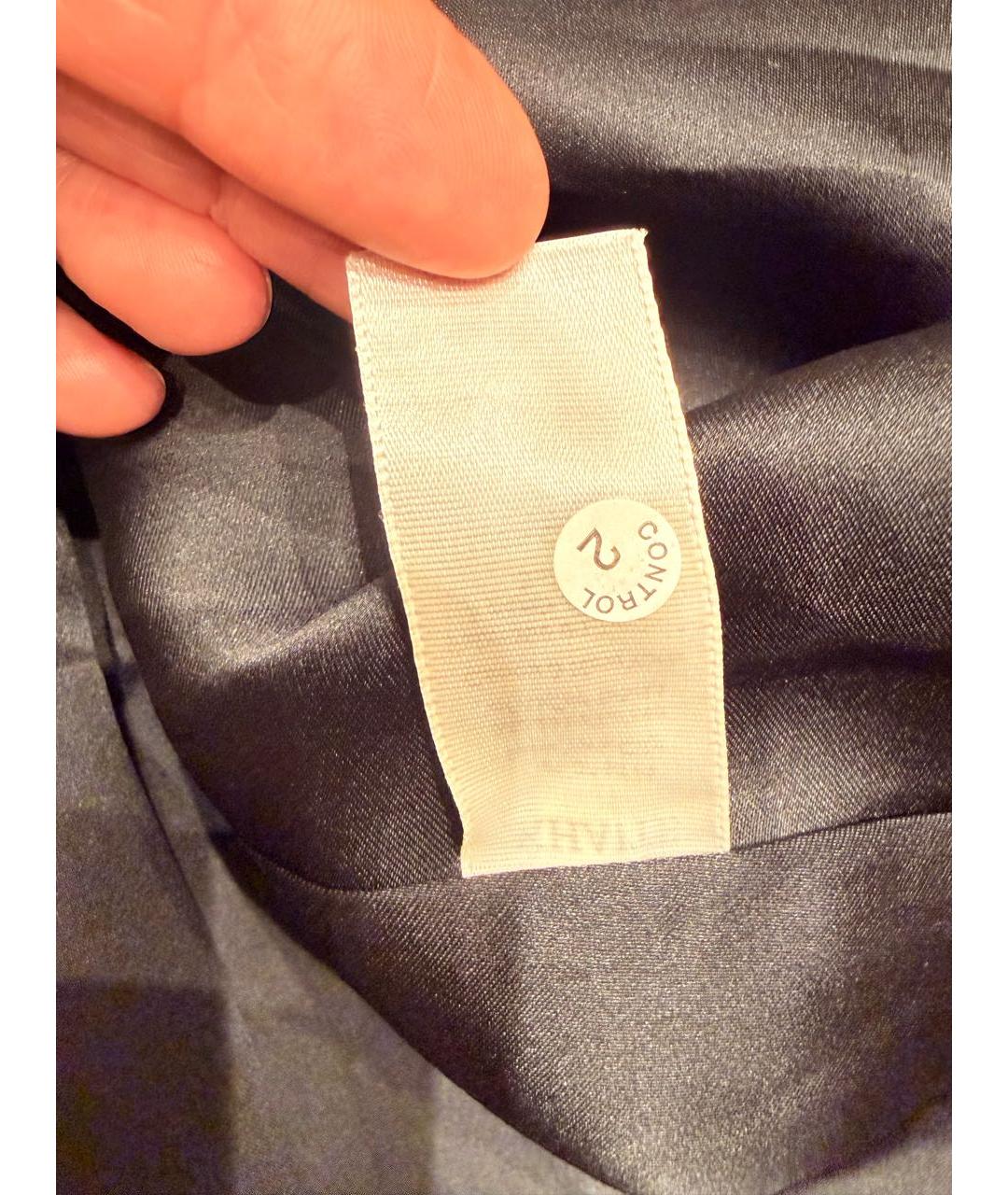 KHAITE Черное хлопковое повседневное платье, фото 8