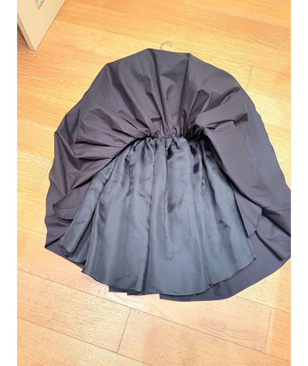 KHAITE Черное хлопковое повседневное платье, фото 5