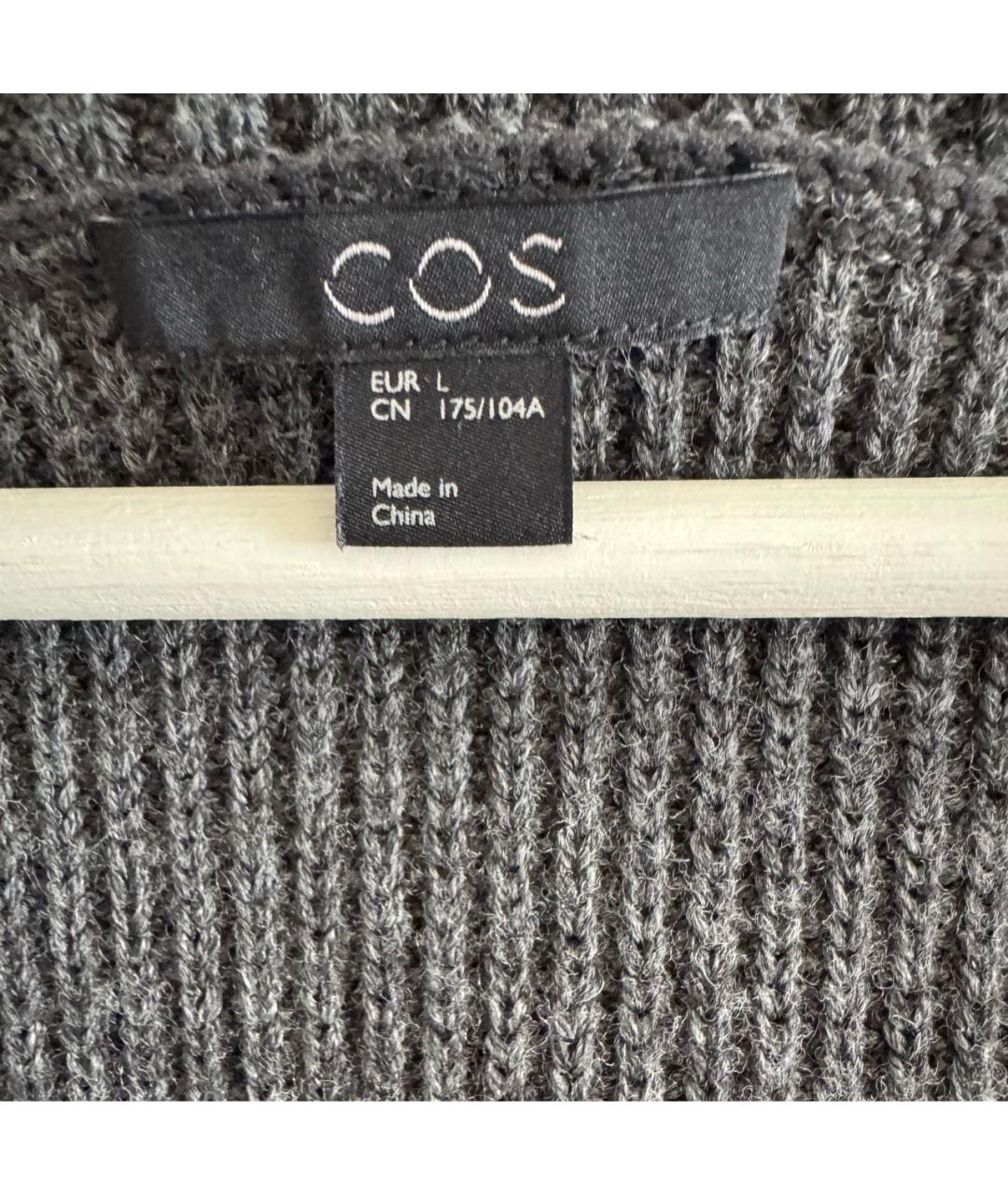 COS Серая шерстяная жилетка, фото 3