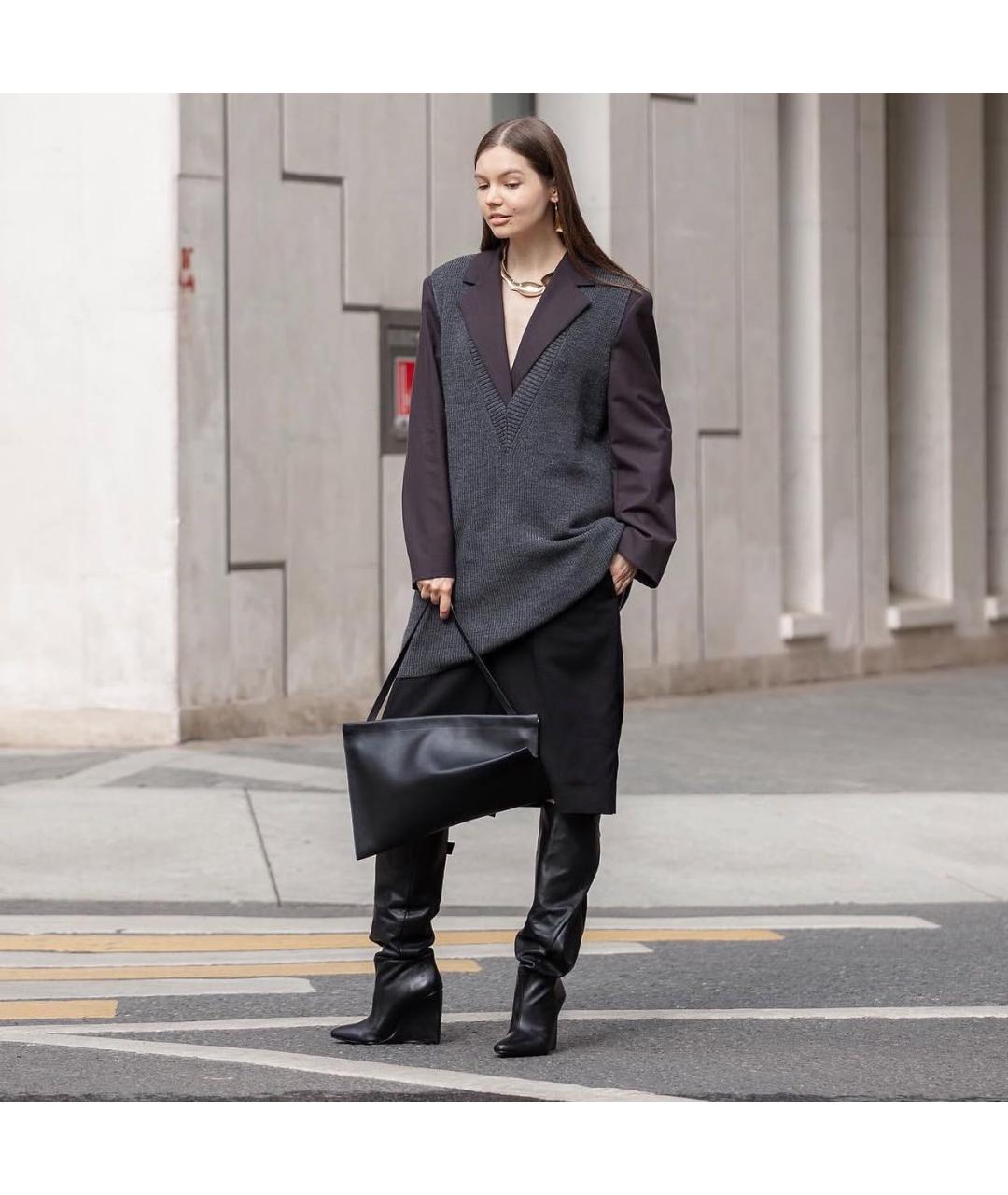 COS Серая шерстяная жилетка, фото 7