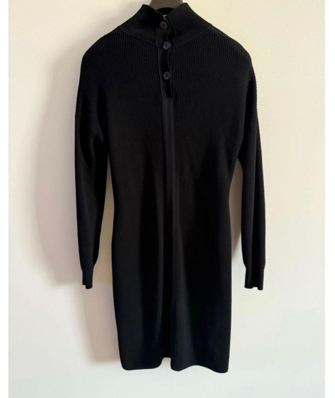 HERMES Черное повседневное платье, фото 2