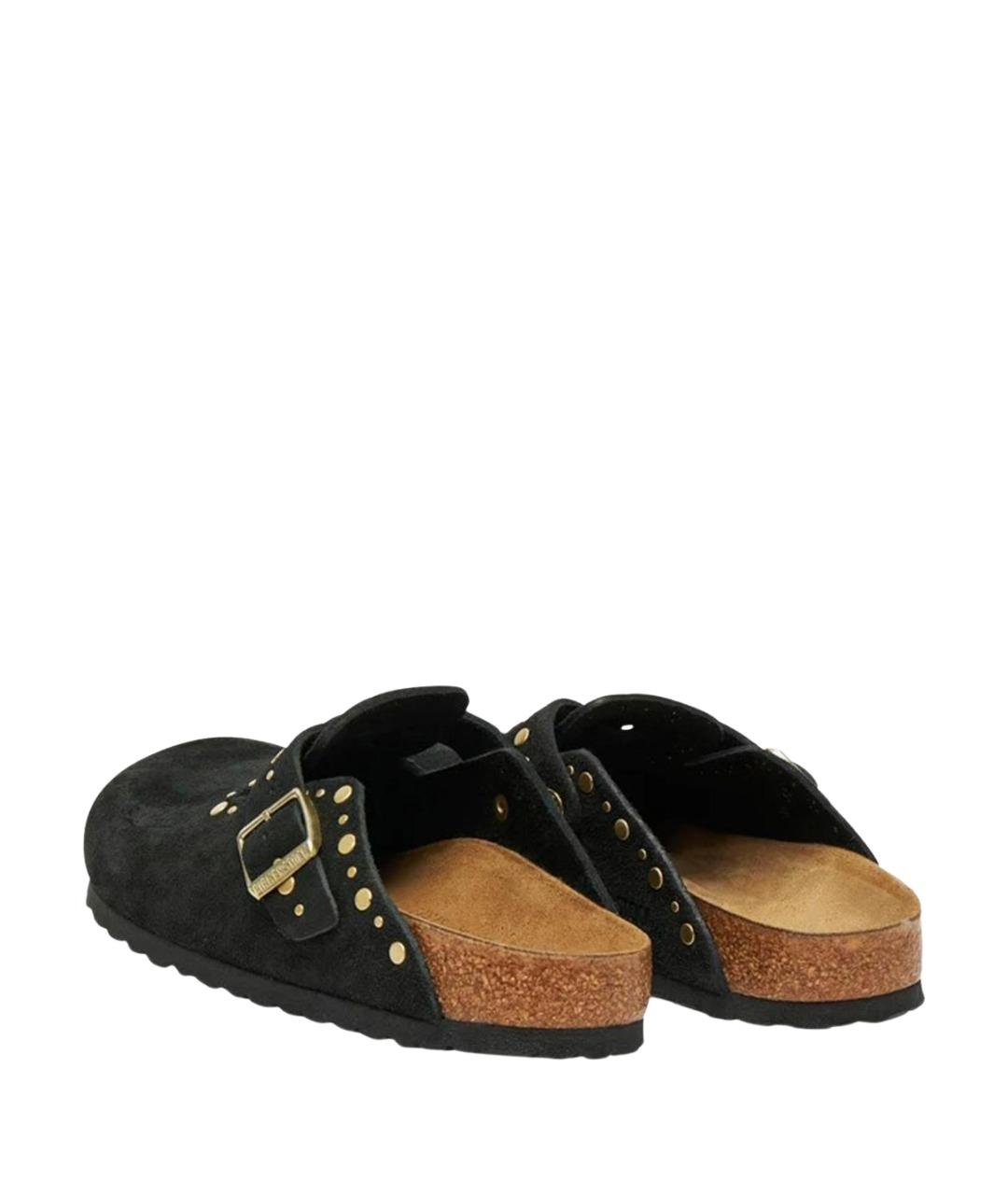 BIRKENSTOCK Черные замшевые сандалии, фото 3