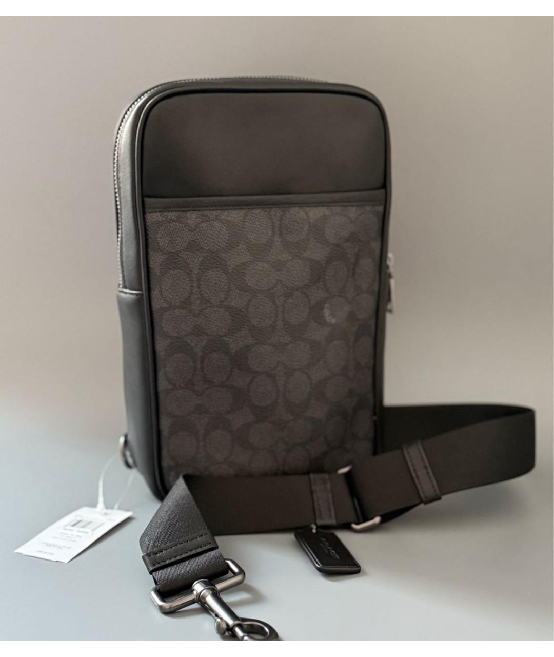 COACH Черная сумка на плечо, фото 2