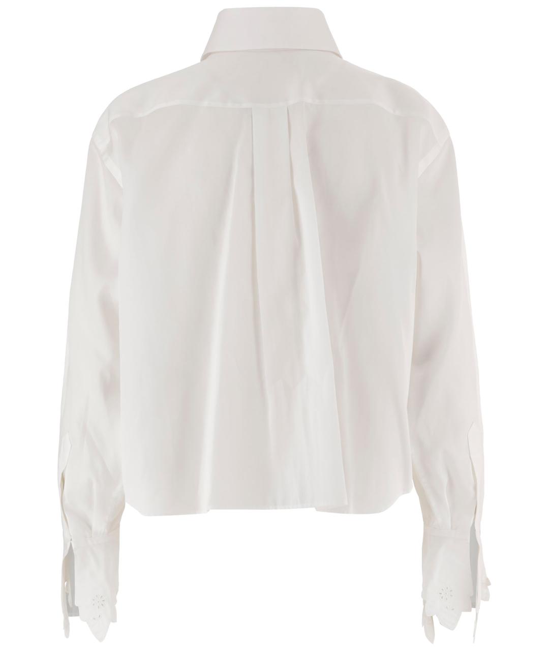 CELINE Белая хлопковая рубашка, фото 2