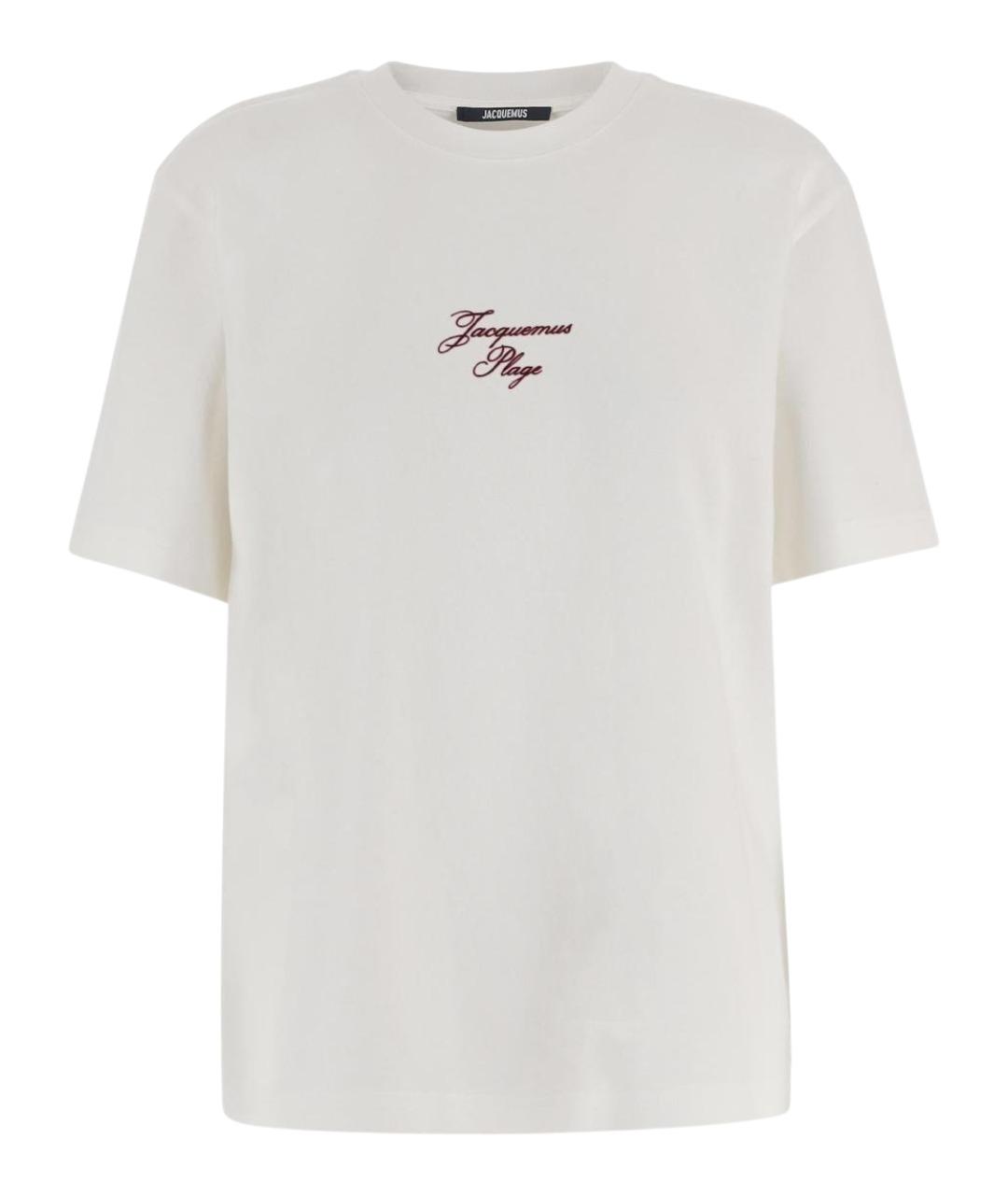 JACQUEMUS Хлопковая футболка, фото 1