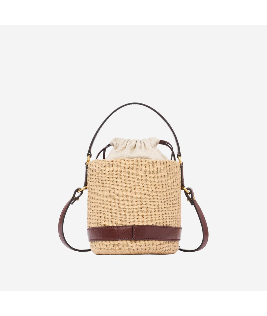 CHLOE Бежевая пелетеная сумка тоут, фото 2