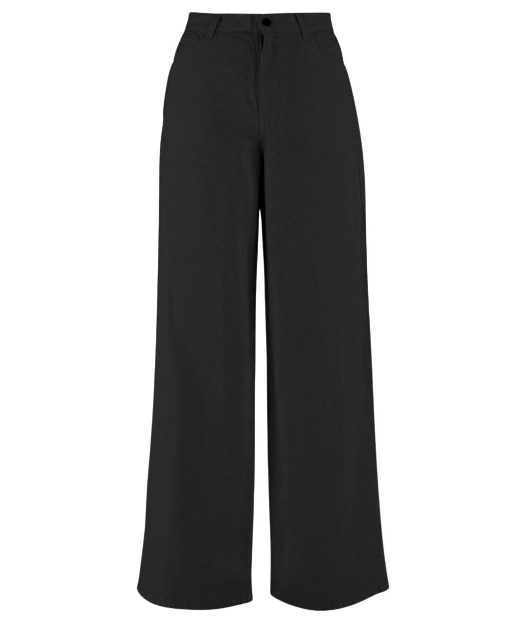 THE ROW Черные хлопковые прямые джинсы, фото 1