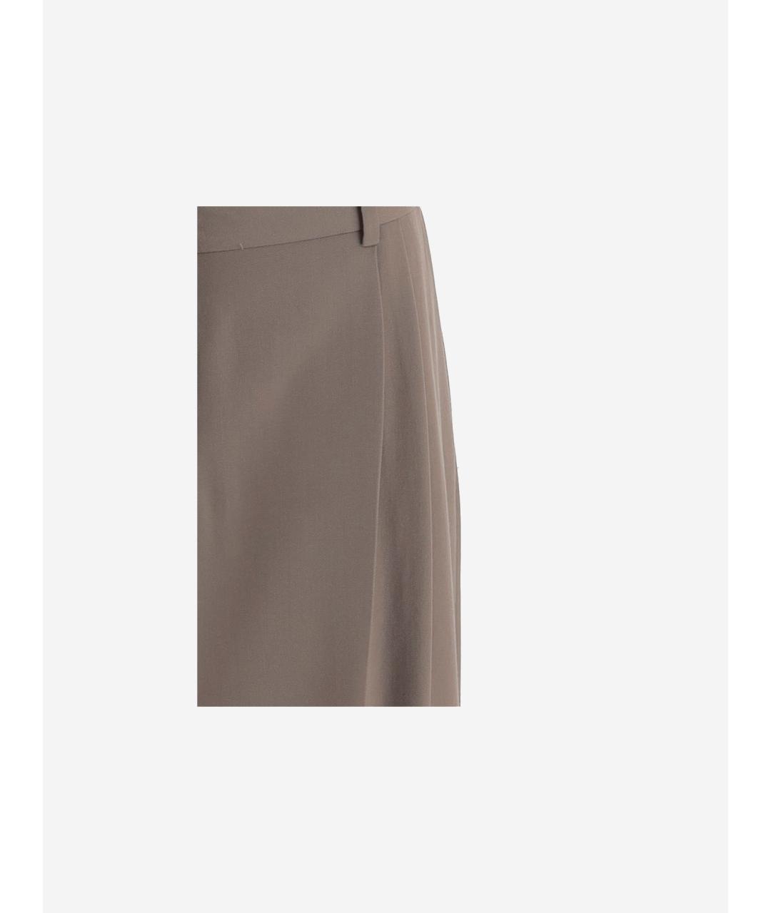 THE ROW Бежевые шерстяные шорты, фото 3