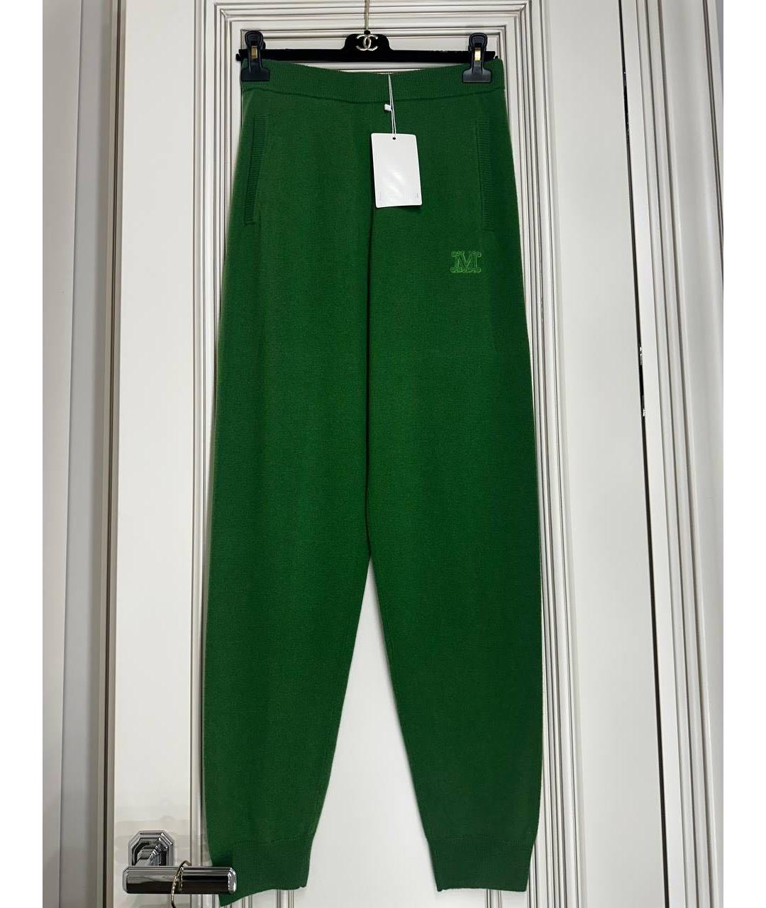 MAX MARA Зеленый кашемировый костюм с брюками, фото 5