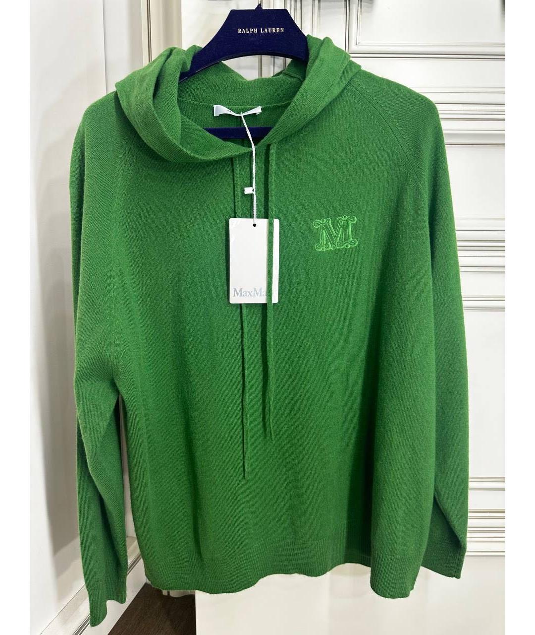 MAX MARA Зеленый кашемировый костюм с брюками, фото 3