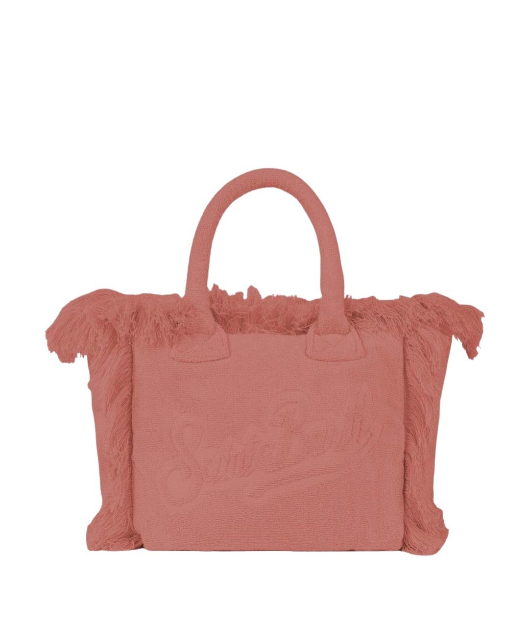 MC2 SAINT BARTH Розовая тканевая сумка тоут, фото 1