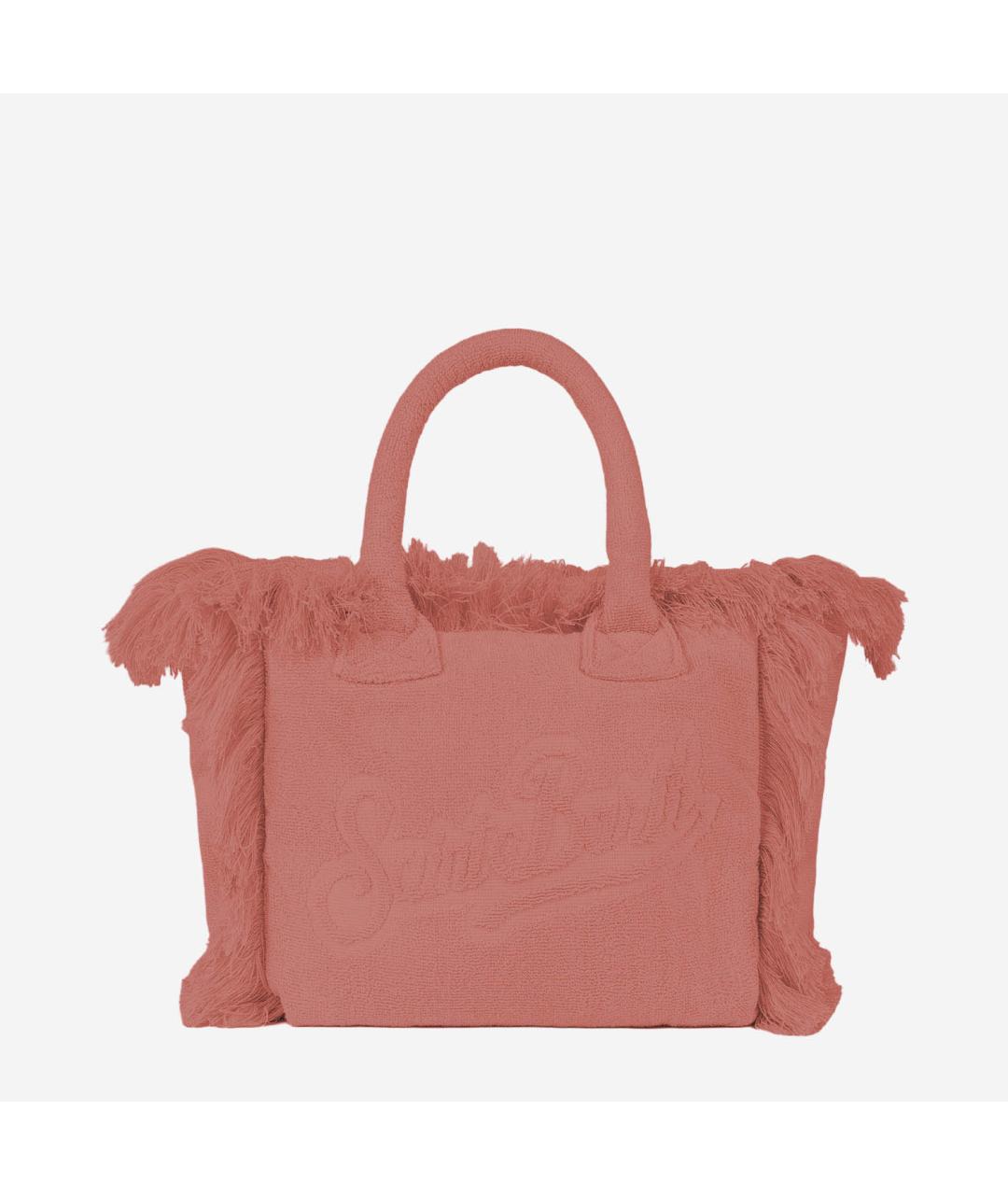 MC2 SAINT BARTH Розовая тканевая сумка тоут, фото 3