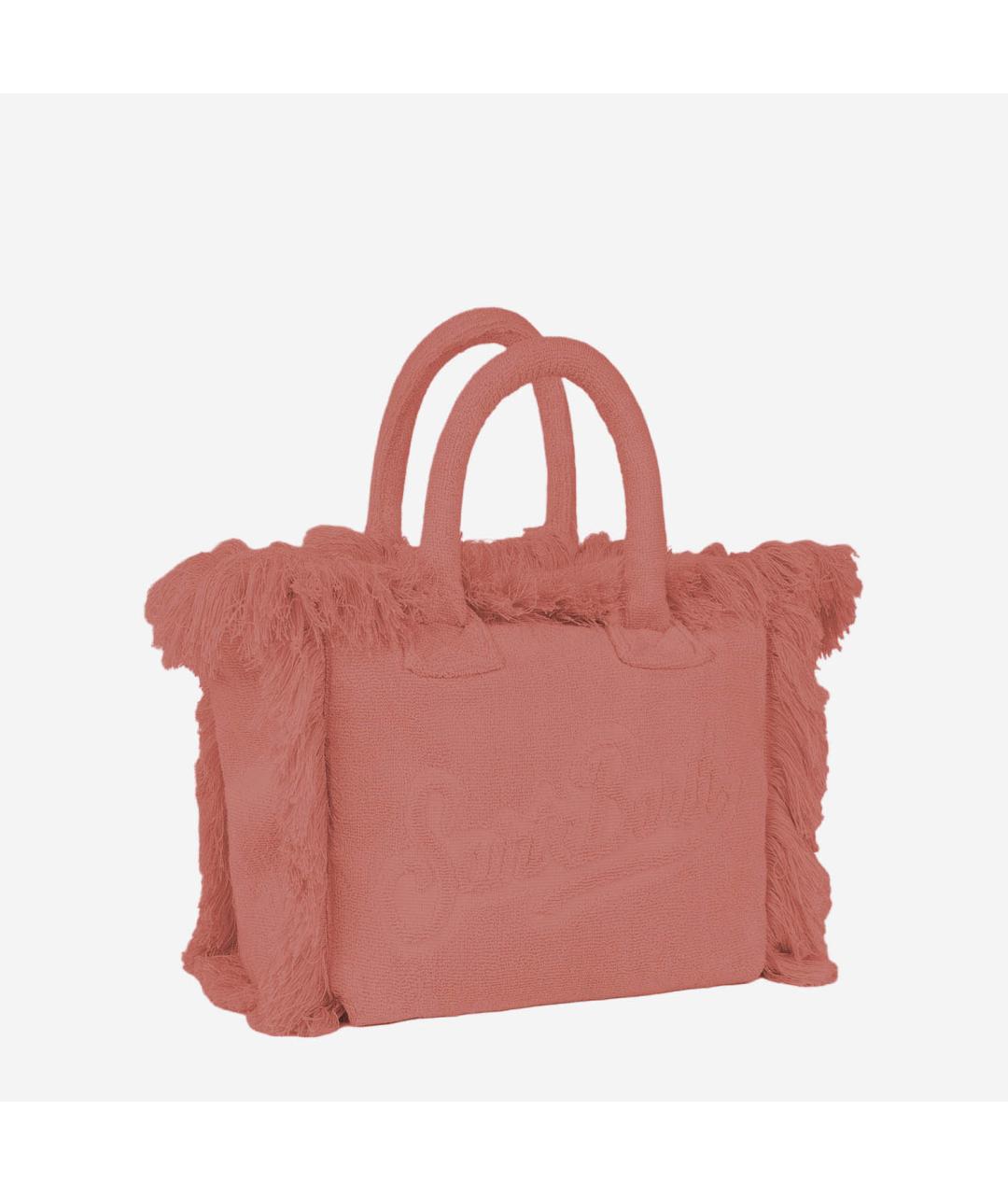 MC2 SAINT BARTH Розовая тканевая сумка тоут, фото 2