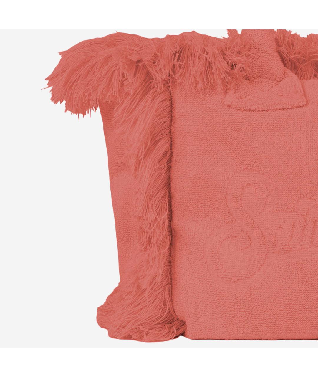 MC2 SAINT BARTH Розовая тканевая сумка тоут, фото 4