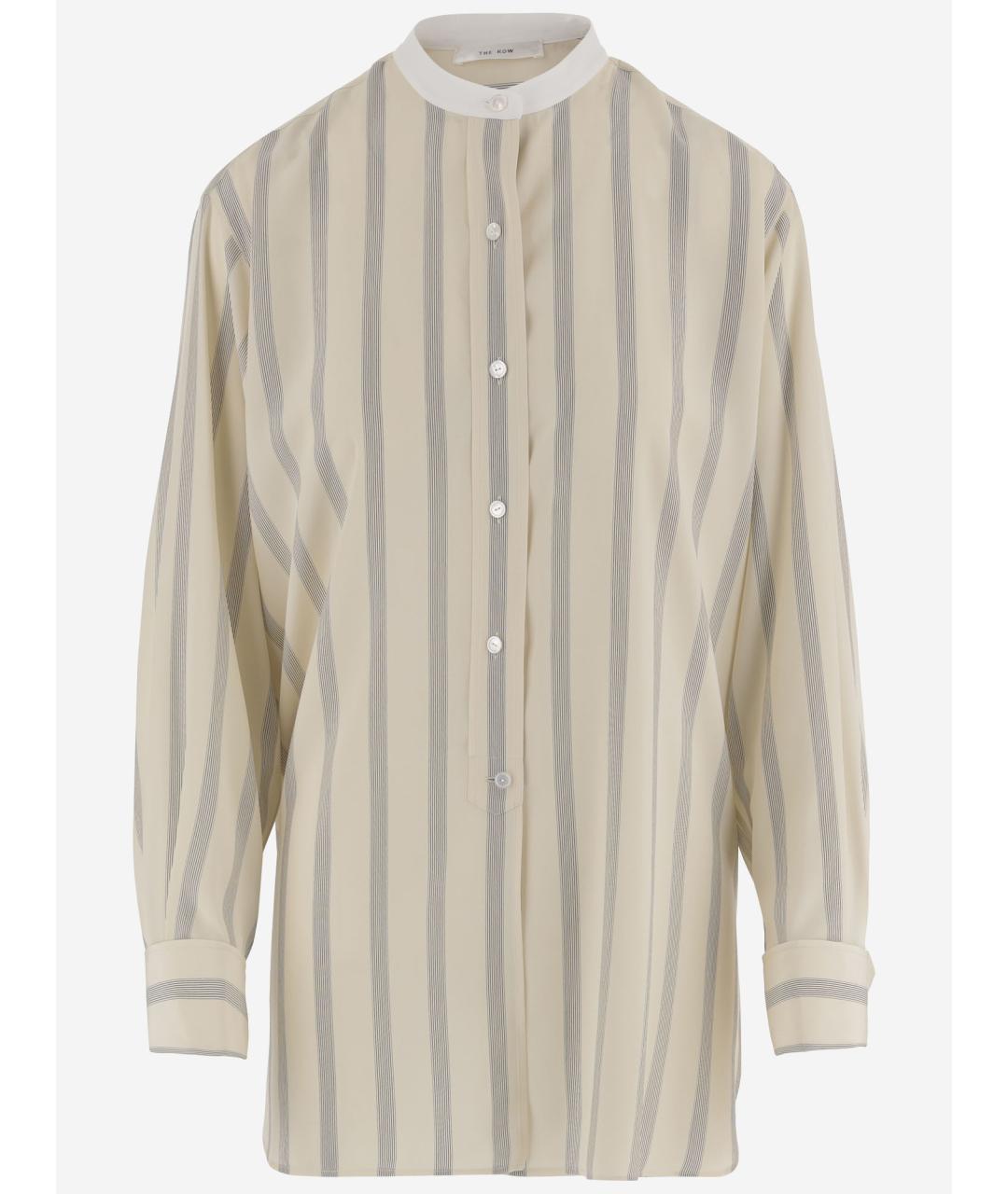 THE ROW Мульти шелковая рубашка, фото 4