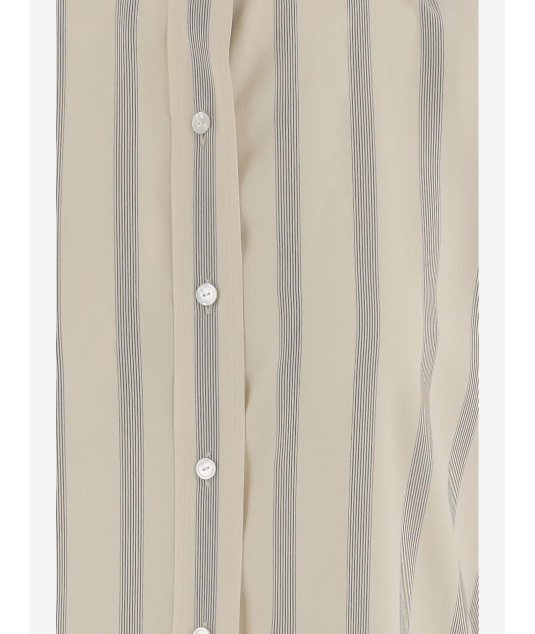 THE ROW Мульти шелковая рубашка, фото 3