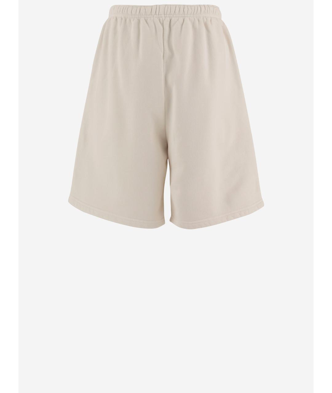 WILLY CHAVARRIA Бежевые хлопковые шорты, фото 2