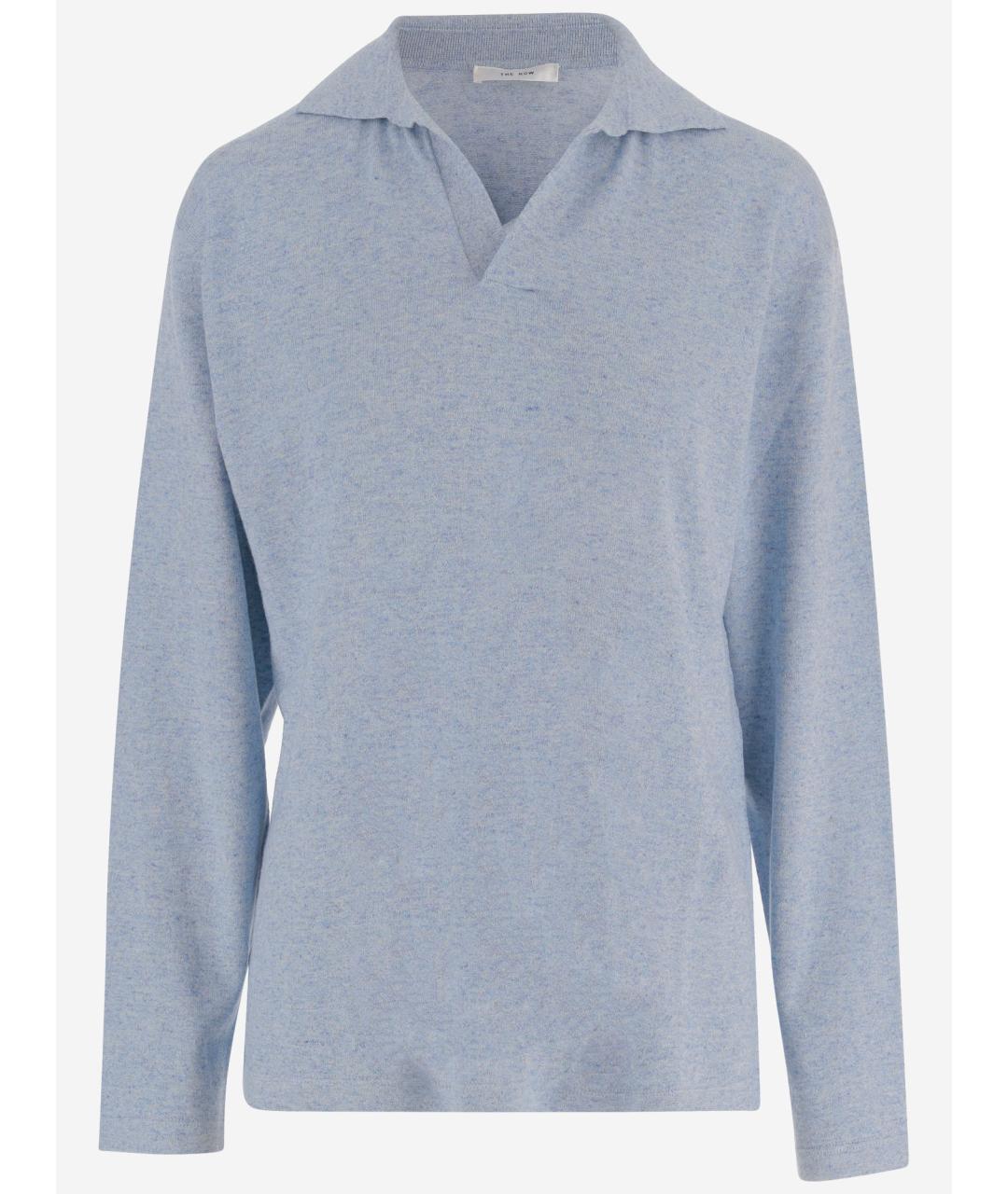 THE ROW Голубой хлопковый джемпер / свитер, фото 4