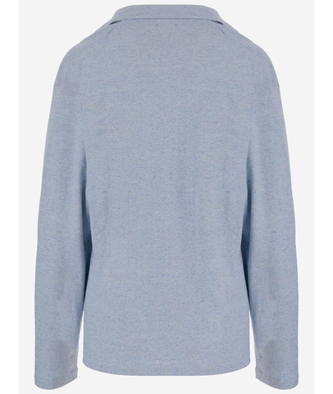 THE ROW Голубой хлопковый джемпер / свитер, фото 2