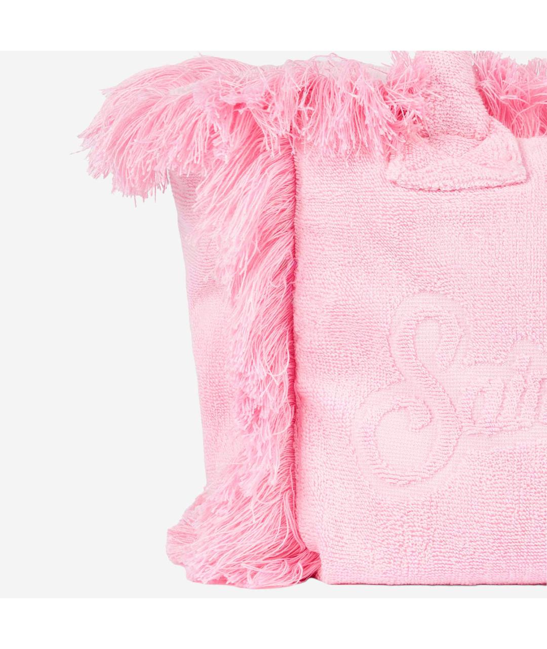 MC2 SAINT BARTH Розовая тканевая сумка тоут, фото 4