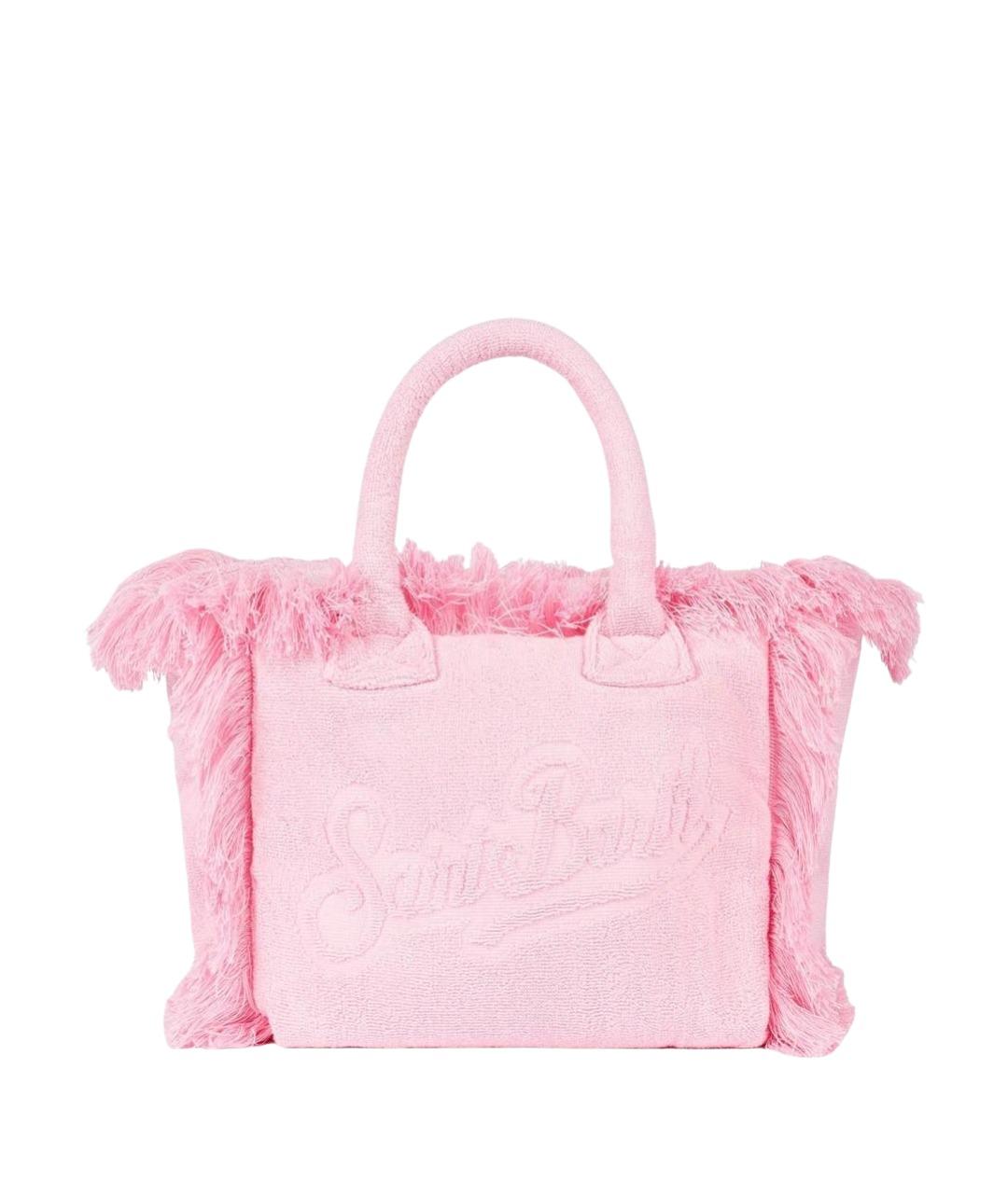 MC2 SAINT BARTH Розовая тканевая сумка тоут, фото 1