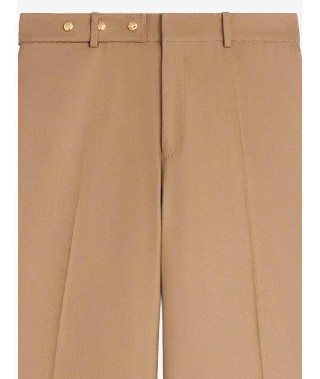 CELINE Бежевые хлопковые кюлоты, фото 3
