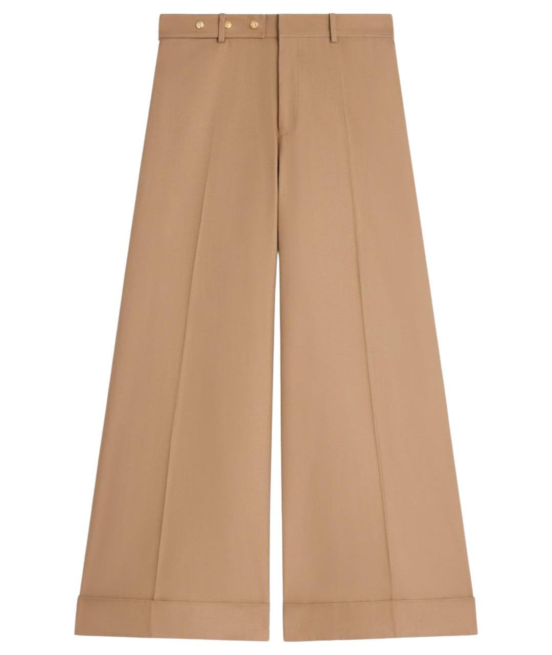 CELINE Бежевые хлопковые кюлоты, фото 1