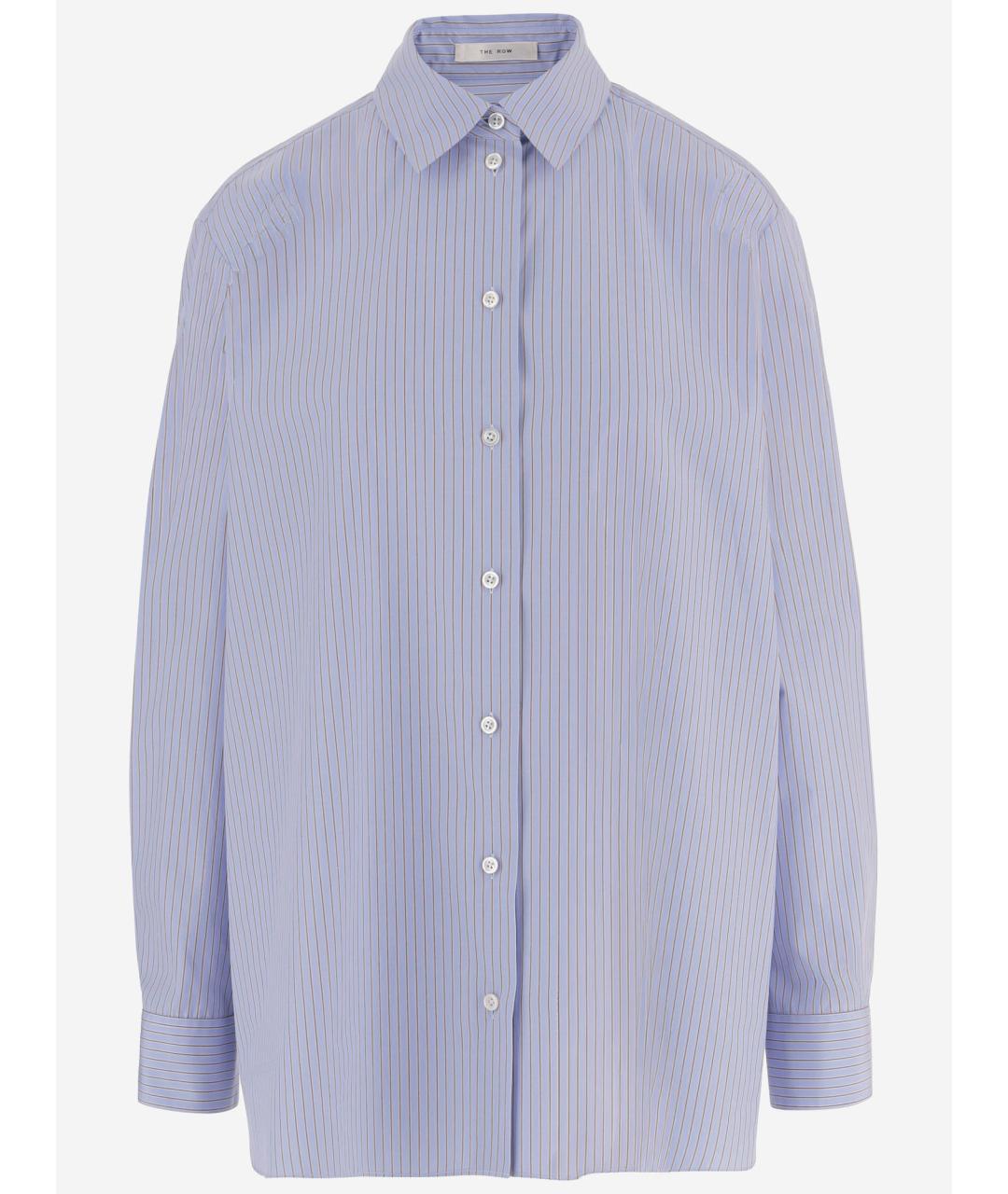THE ROW Голубая хлопковая рубашка, фото 4