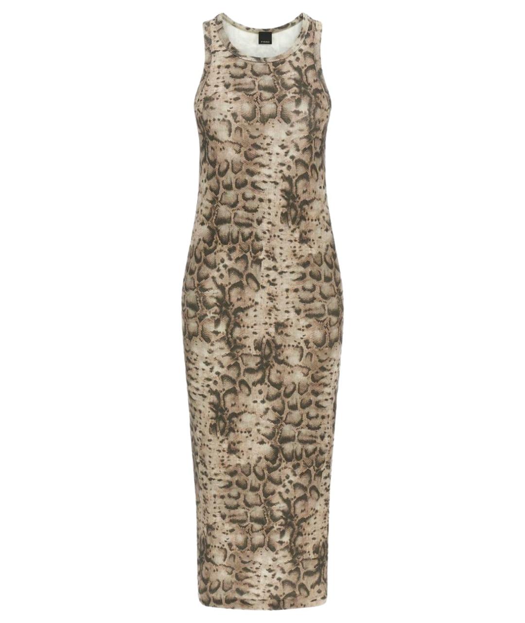 PINKO Мульти хлопковое повседневное платье, фото 1