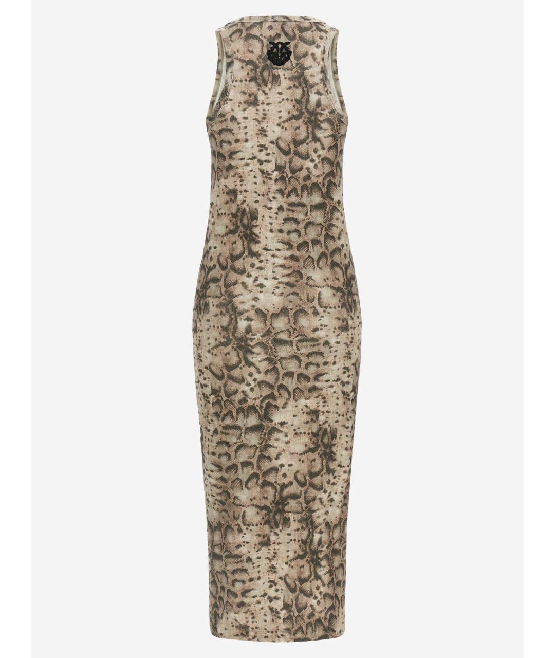 PINKO Мульти хлопковое повседневное платье, фото 2