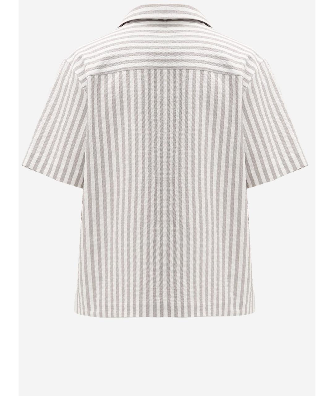 HUGO BOSS Белая хлопковая кэжуал рубашка, фото 2