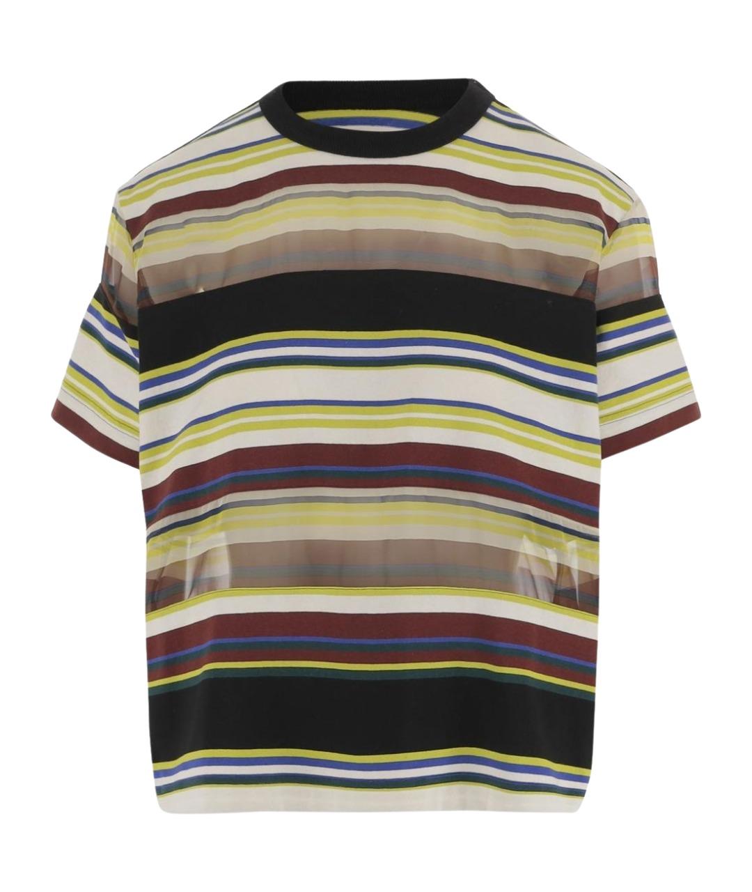 SACAI Мульти хлопковая футболка, фото 1