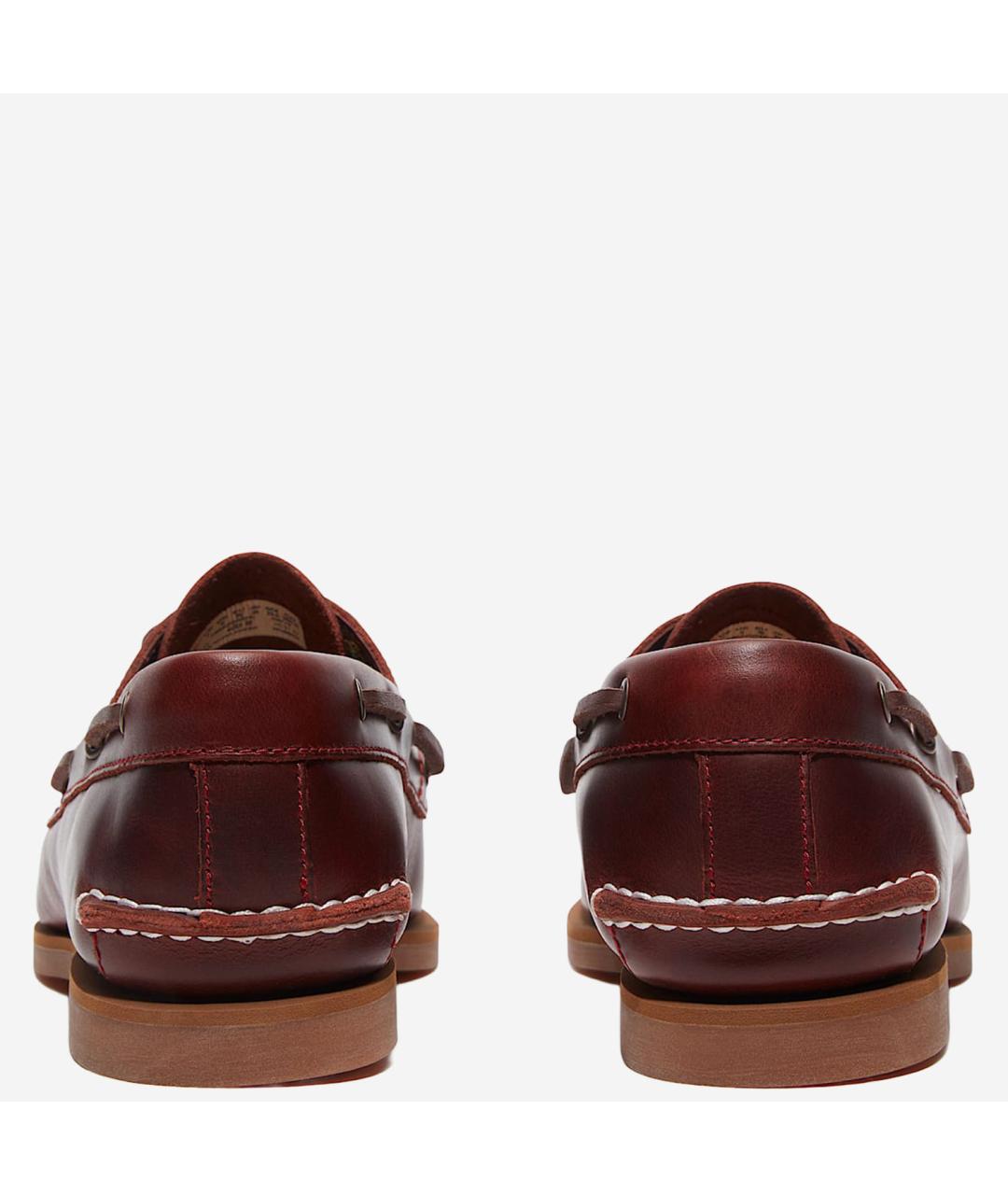 TIMBERLAND Бордовые кожаные лоферы, фото 3