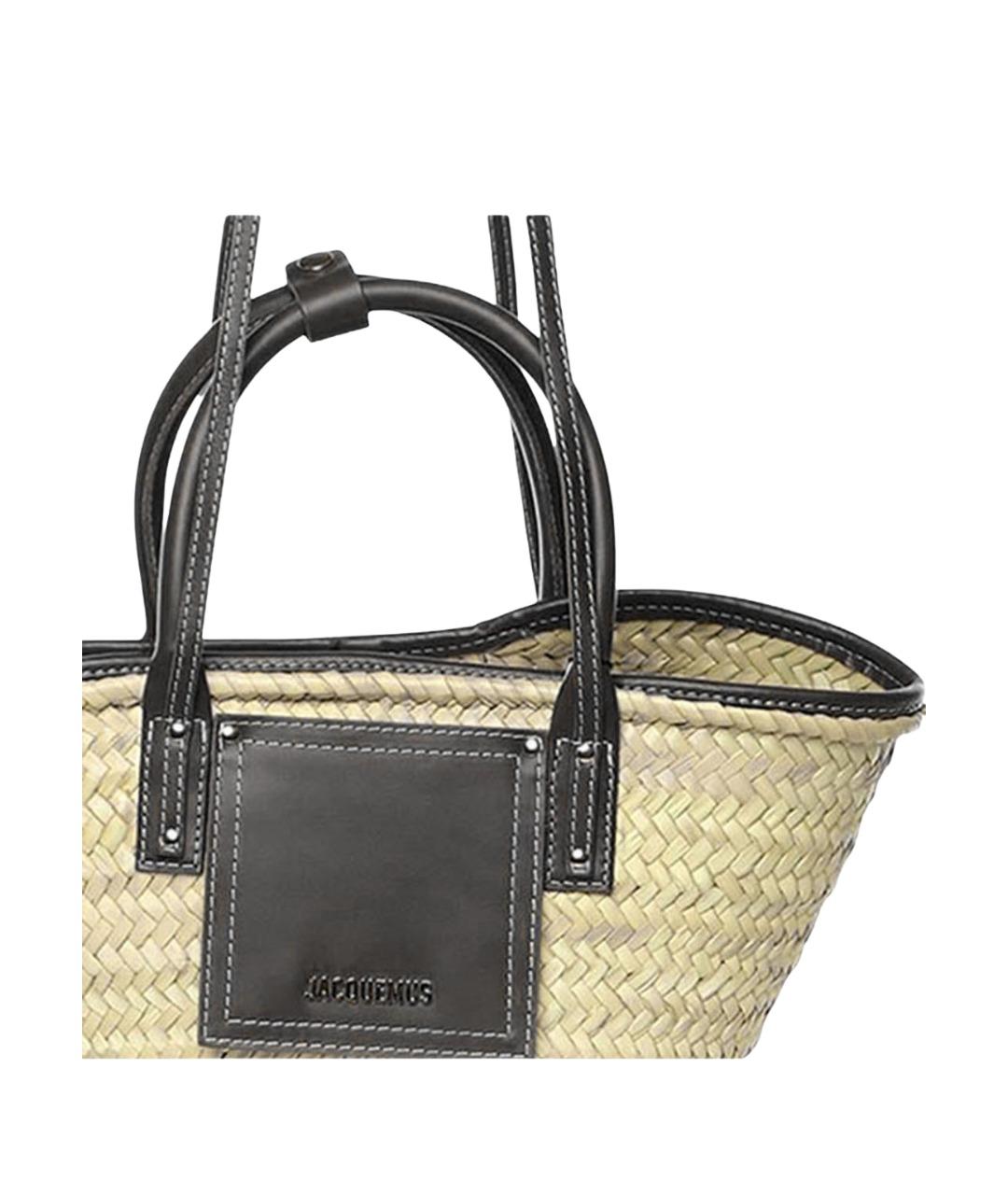 JACQUEMUS Черная сумка через плечо, фото 4