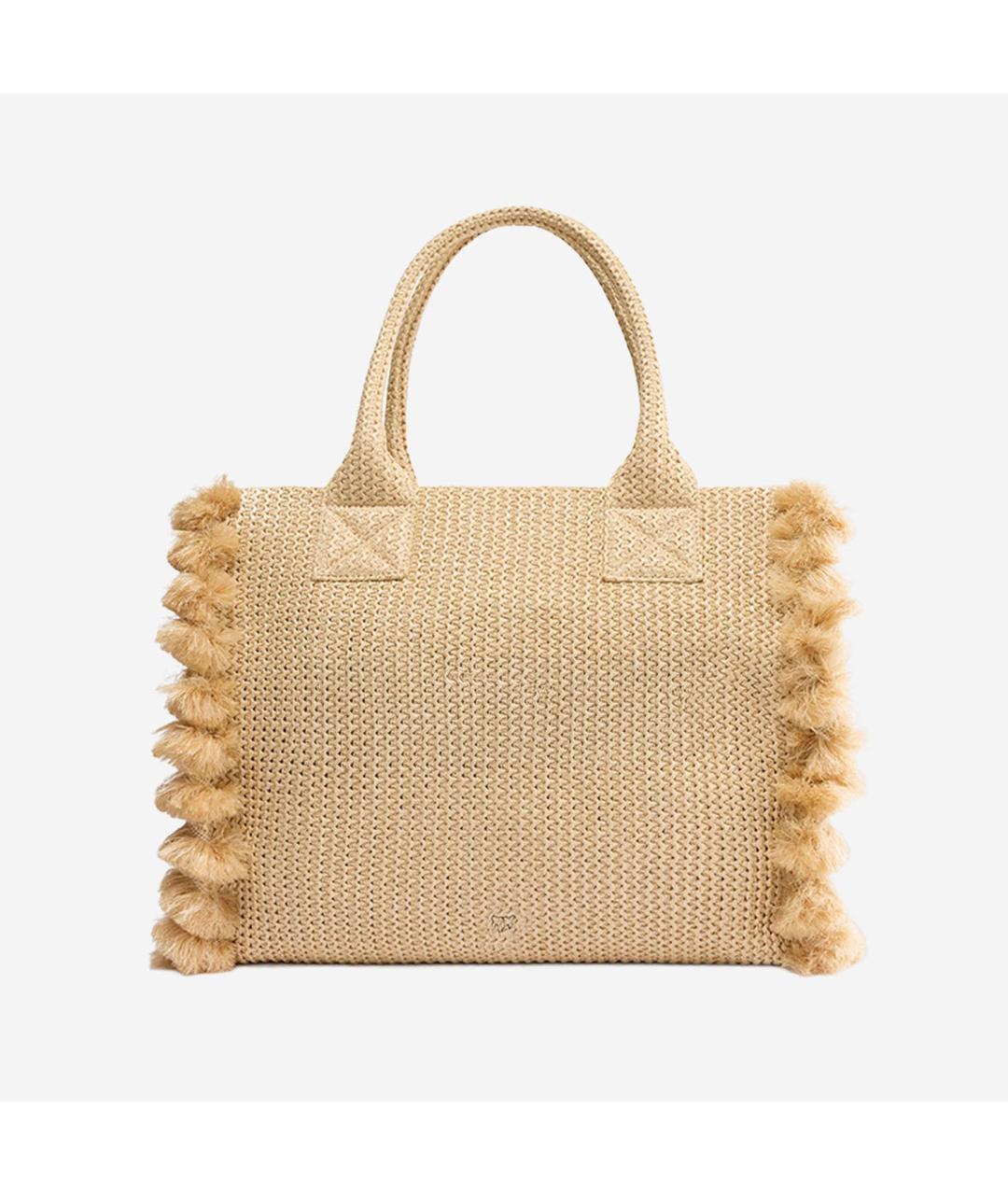 PINKO Бежевая сумка тоут, фото 2