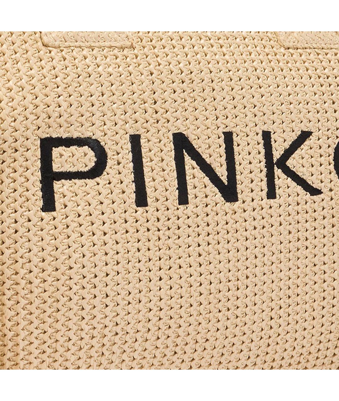 PINKO Бежевая сумка тоут, фото 3