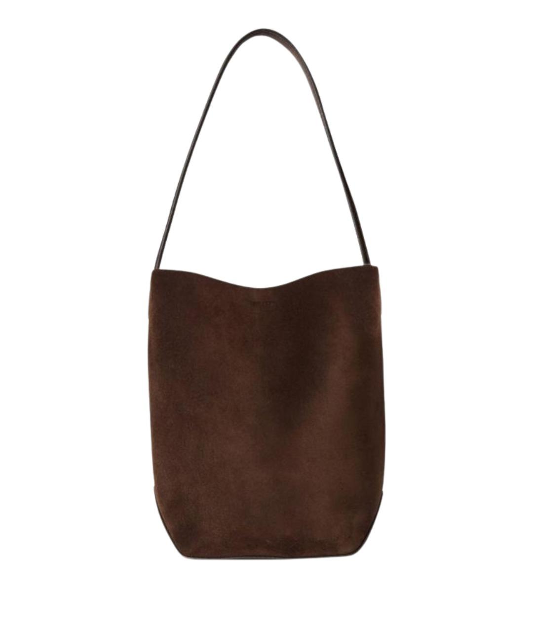 THE ROW Коричневая кожаная сумка тоут, фото 1