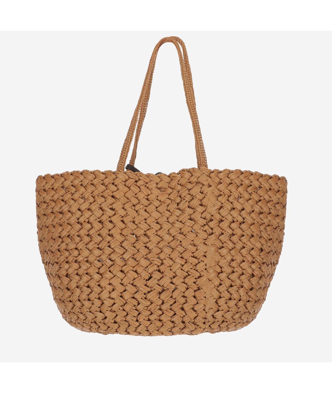 THE ROW Бежевая пелетеная сумка тоут, фото 6