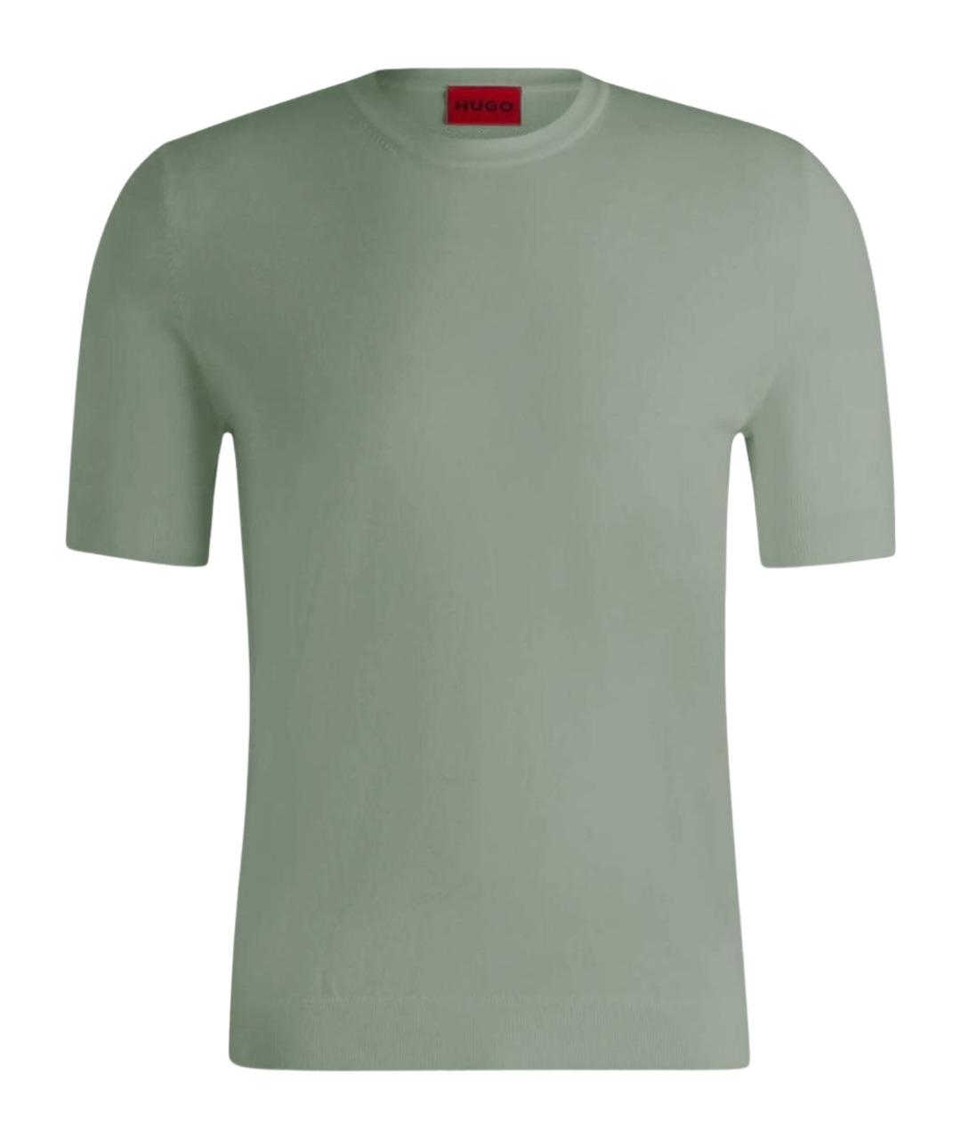 HUGO BOSS Зеленый вискозный джемпер / свитер, фото 1