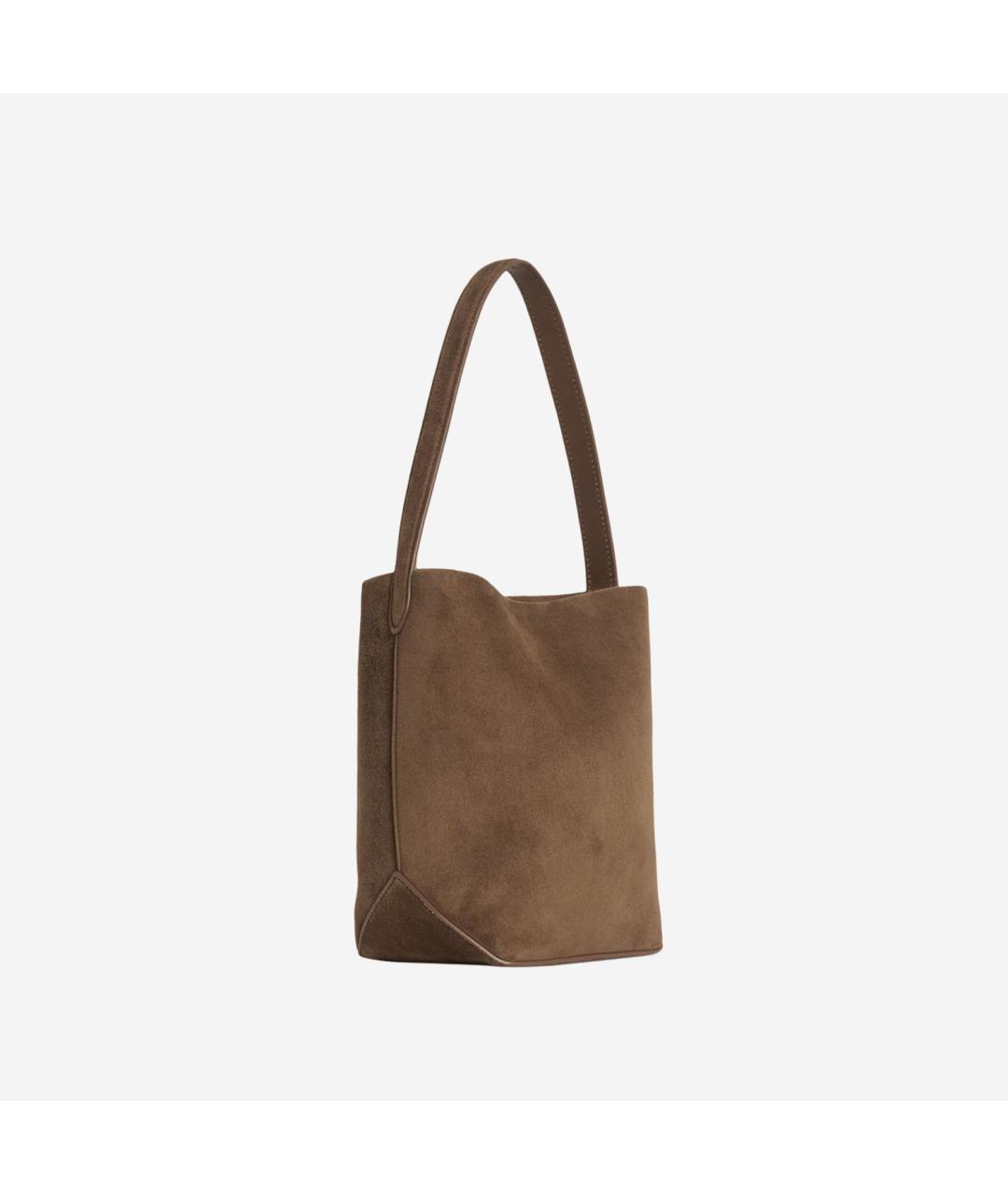 THE ROW Коричневая кожаная сумка тоут, фото 2