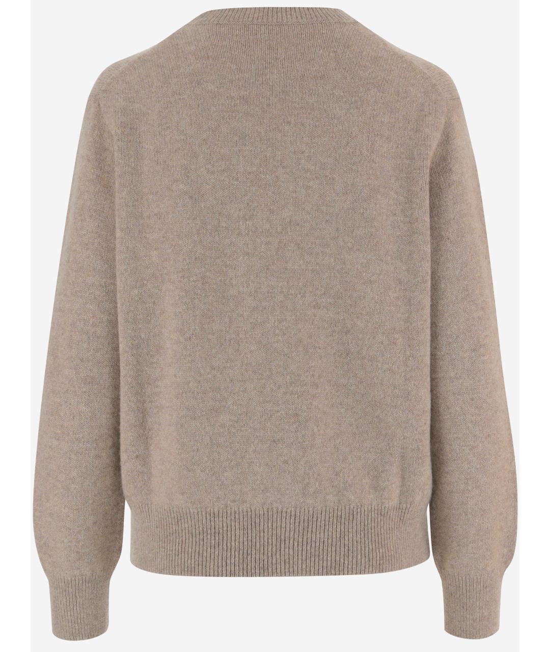 THE ROW Бежевый кашемировый джемпер / свитер, фото 2