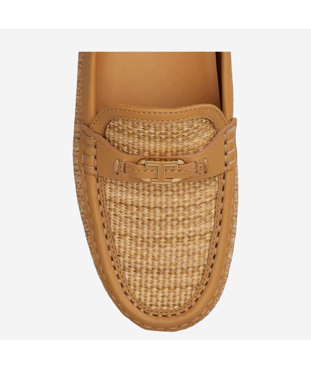 TOD'S Бежевые мокасины, фото 4