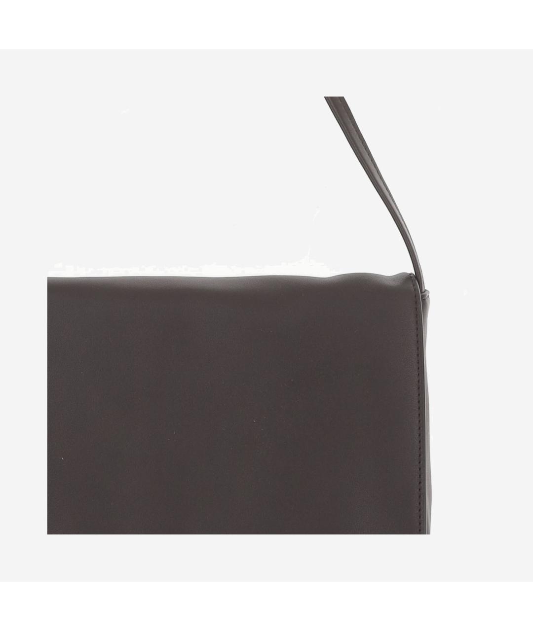 THE ROW Коричневая кожаная сумка через плечо, фото 4
