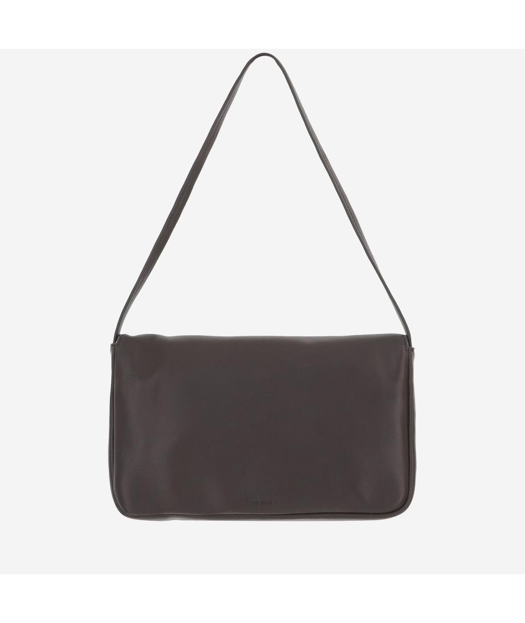 THE ROW Коричневая кожаная сумка через плечо, фото 3