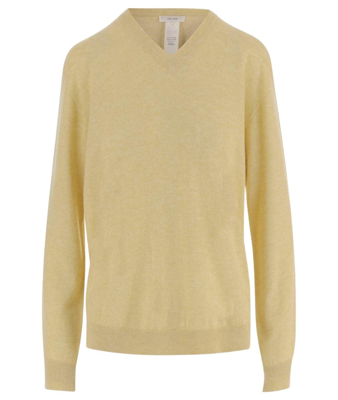 THE ROW Желтый кашемировый джемпер / свитер, фото 1