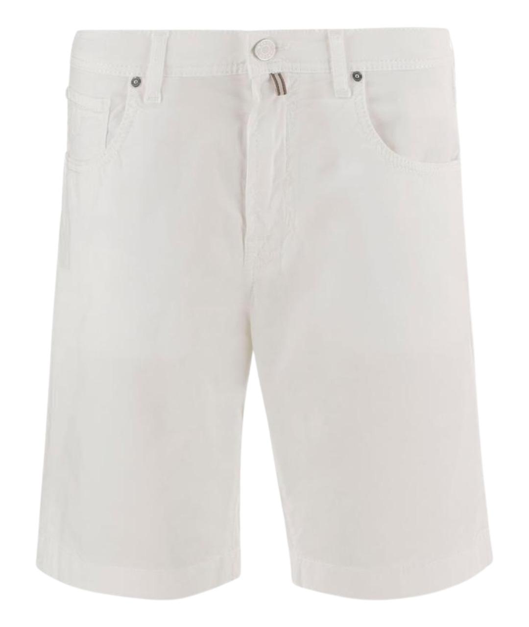 JACOB COHEN Белые хлопковые шорты, фото 1