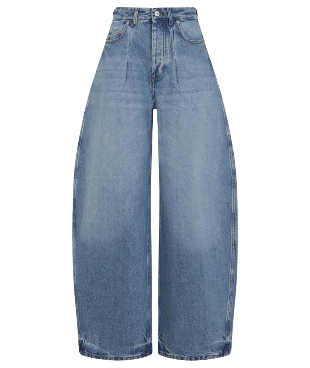 JACQUEMUS Синие прямые джинсы, фото 1