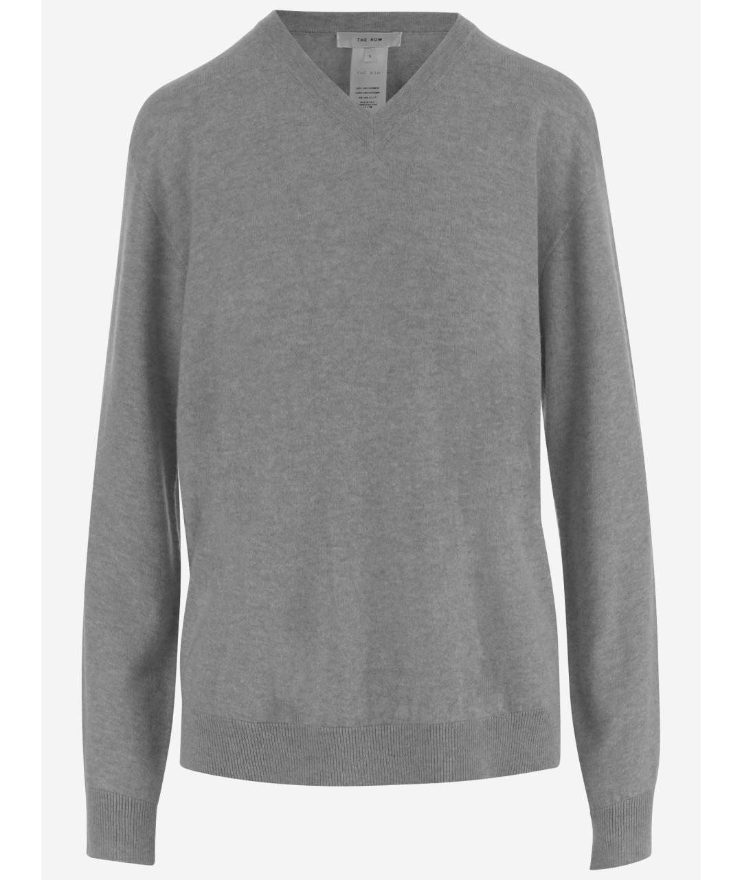 THE ROW Серый кашемировый джемпер / свитер, фото 4