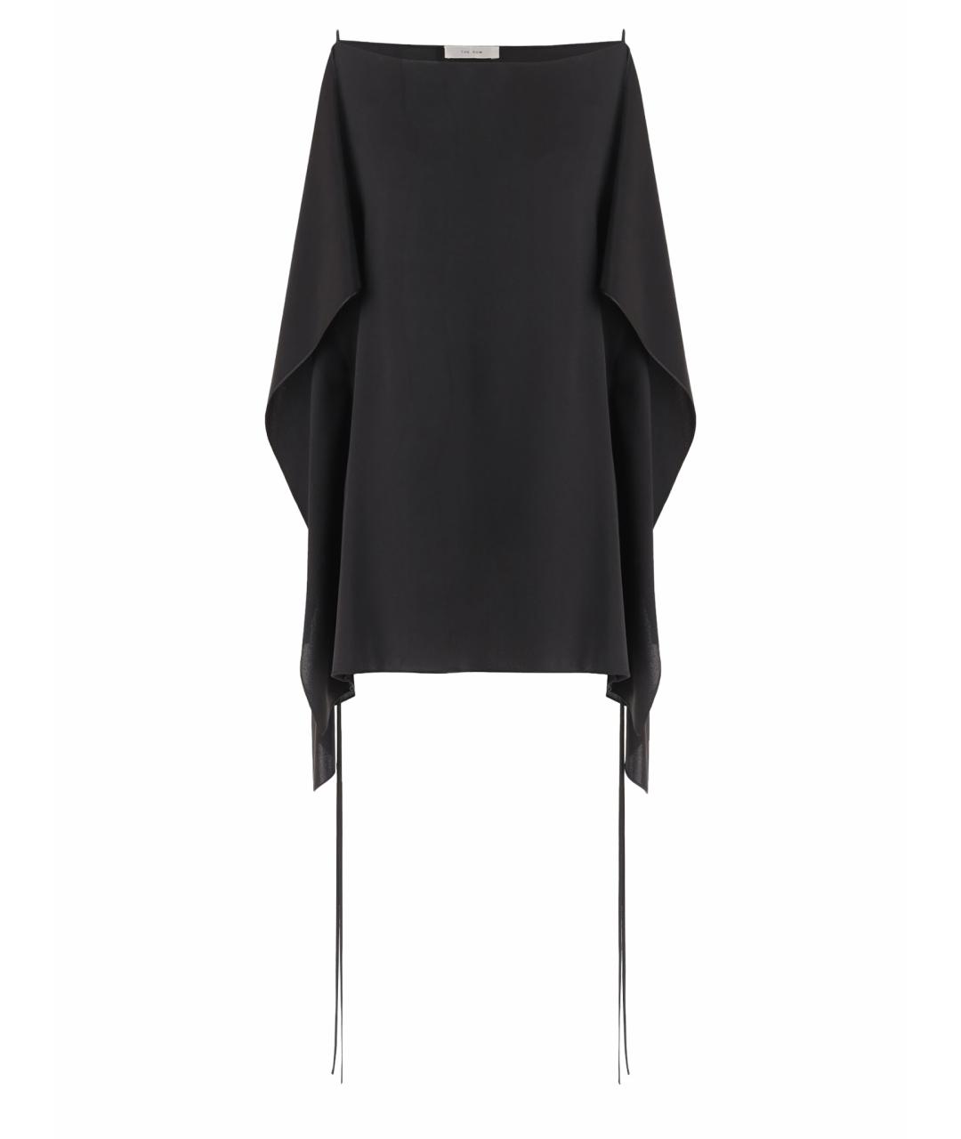 THE ROW Черная шелковая блузы, фото 1