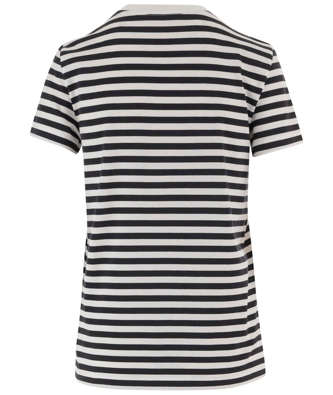 MAX MARA Черная хлопковая футболка, фото 2